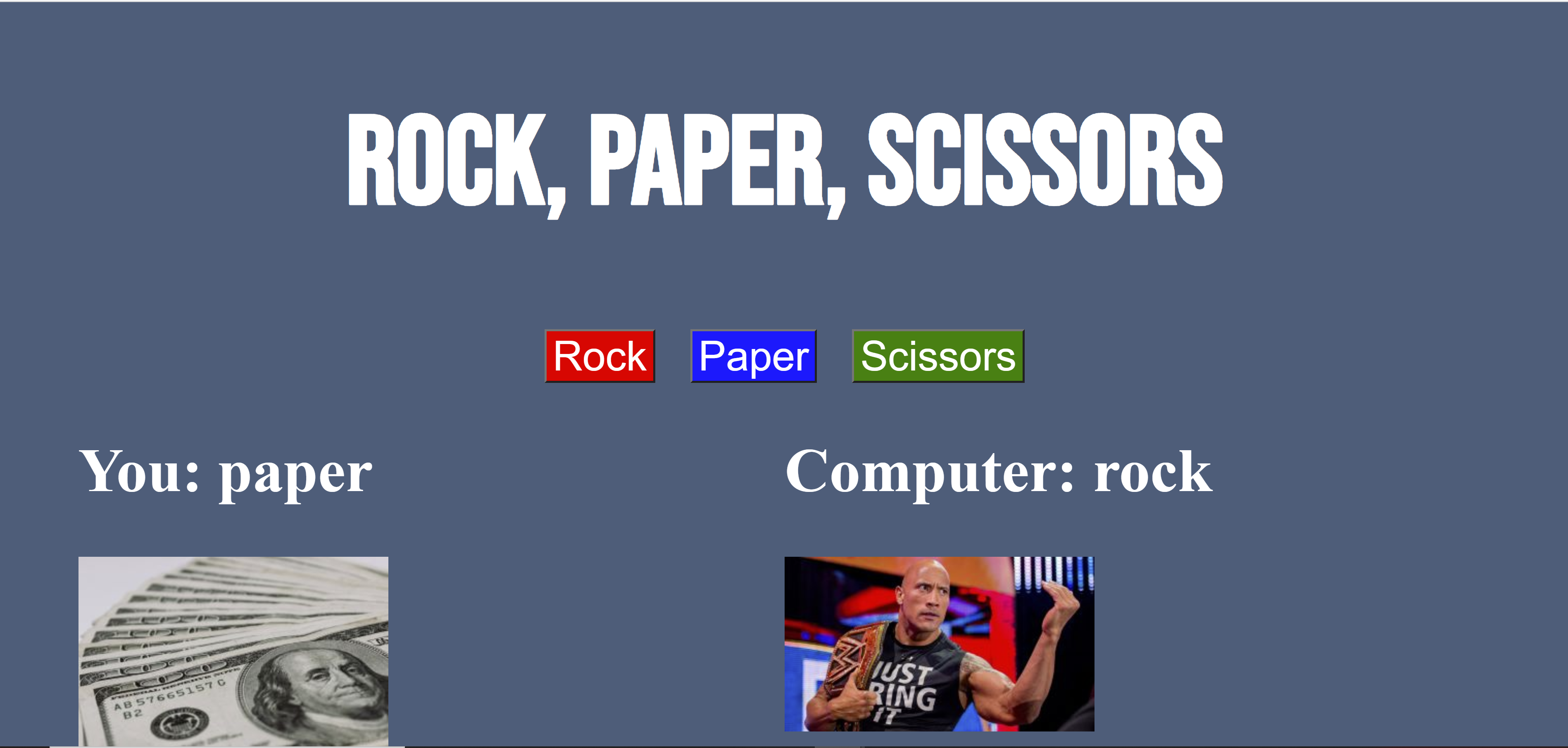Rock,Paper,Scissors project
